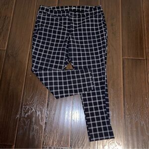 Old Navy high-rise pixie windowpane skinny pants women plus size 18